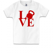 Дитяча футболка LOVE WorkOut