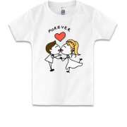 Детская футболка Kissing Couple Forever