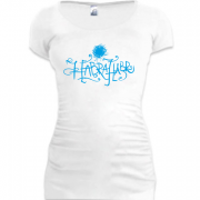Женская удлиненная футболка Хабрахабр