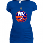Женская удлиненная футболка "New York Islanders"