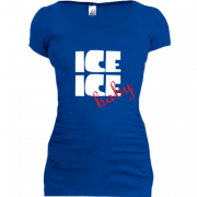Женская удлиненная футболка Ice Ice Baby