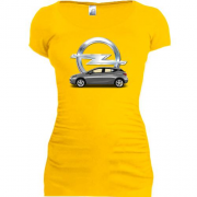 Подовжена футболка Opel car
