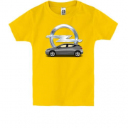 Детская футболка Opel car