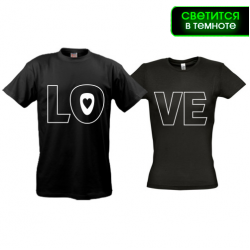 Парные футболки Love