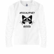 Детская футболка с длинным рукавом Apocalypse? Good.