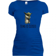 Подовжена футболка Tema is closed
