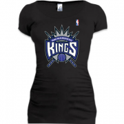 Женская удлиненная футболка Sacramento Kings