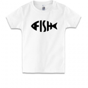 Детская футболка Fish Word