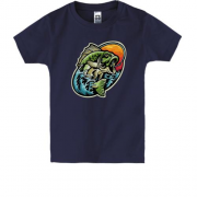 Дитяча футболка Риба на гачку арт