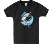 Детская футболка Рыба-меч арт