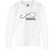Дитячий лонгслів Fishing infinity