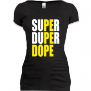 Женская удлиненная футболка Super Dope