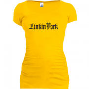 Женская удлиненная футболка Linkin Park (готик)