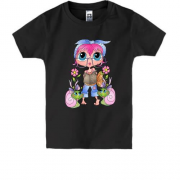 Дитяча футболка Girl with pink hair