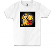 Детская футболка Mickey mouse and pikachu