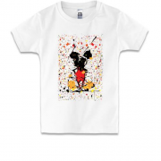 Дитяча футболка Mickey mouse paint art