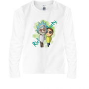 Детская футболка с длинным рукавом Rick and Morty dolls