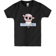 Детская футболка Baby sheep hello