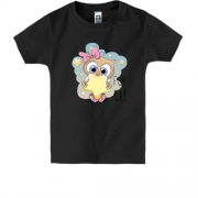 Детская футболка Baby owl with a star