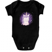 Детское боди Baby unicorn purple