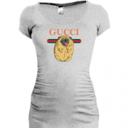 Подовжена футболка Gucci dog.
