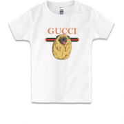 Детская футболка Gucci dog.