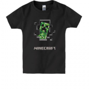 Детская футболка Minecraft hole