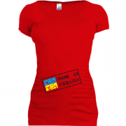 Женская удлиненная футболка Made in Ukraine