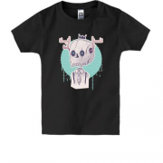 Детская футболка Skull with horns