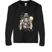 Детская футболка с длинным рукавом Cosmonaut art