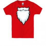 Детская футболка с бородой Санты