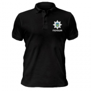Чоловіча футболка-поло з лого національної поліції (2)