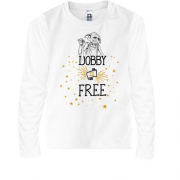 Детская футболка с длинным рукавом Dobby is free - Добби свободе