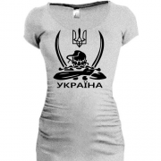 Подовжена футболка Україна (козак з шаблями)