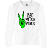 Детская футболка с длинным рукавом Bad witch vibes