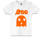 Детская футболка с милым привидением BOO Halloween