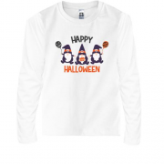 Детская футболка с длинным рукавом с гномами Happy Halloween