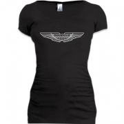 Женская удлиненная футболка Aston Martin