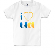 Детская футболка I love UA