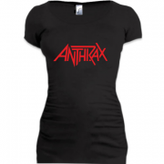 Женская удлиненная футболка Anthrax