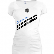Женская удлиненная футболка Tampa Bay Lightning 2