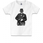 Детская футболка с Черчиллем