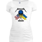 Подовжена футболка Metallica Ukraine