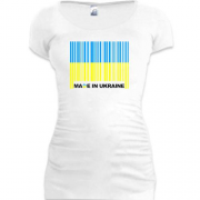 Подовжена футболка Made in Ukraine (штрих-код)