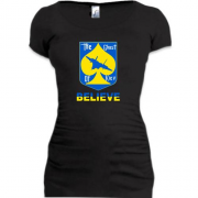 Подовжена футболка The Ghost of Kyiv Believe