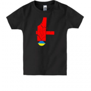 Детская футболка Украина - крепкий орешек