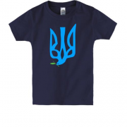 Дитяча футболка стилізований Тризуб у вигляді голуба