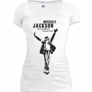 Женская удлиненная футболка Michael Jackson
