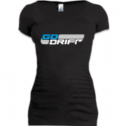 Женская удлиненная футболка Go drift