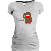 Женская удлиненная футболка Домо-кун